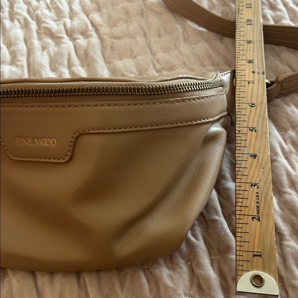 Pixie Mood Brooklyn Recycled Nylon Crossbody Tan … - image 8